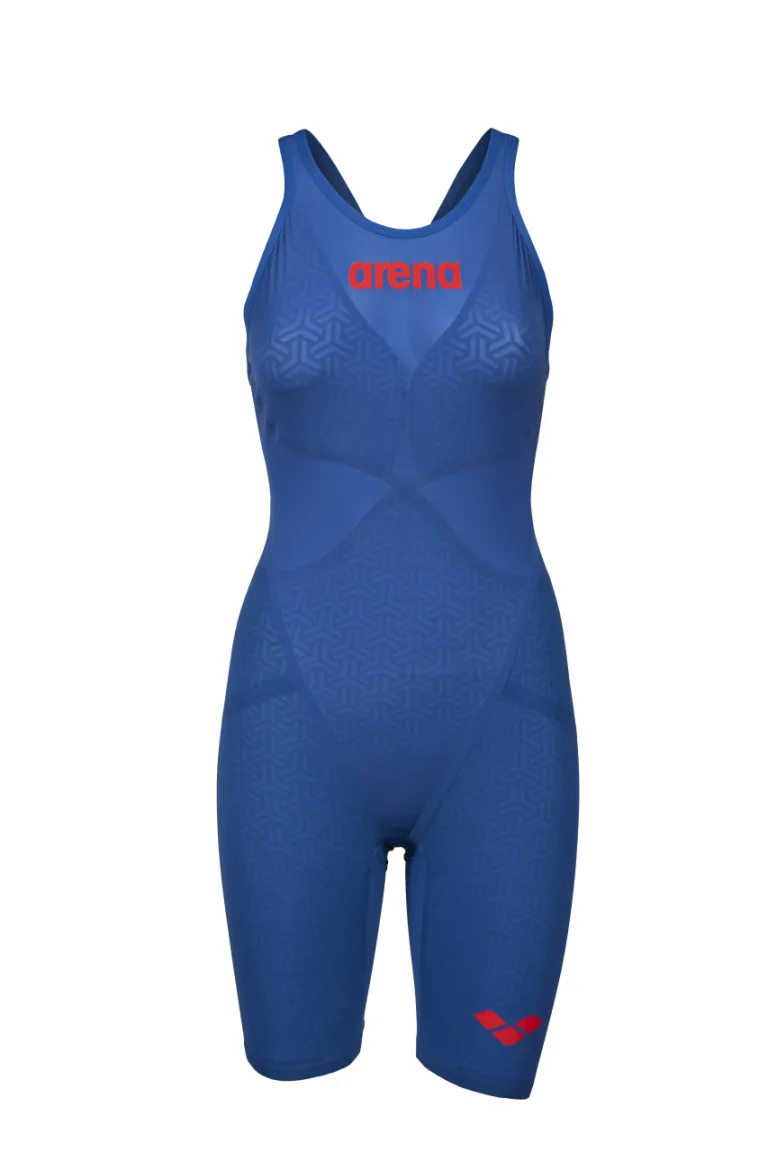 Arena Powerskin Carbon Glide Open Back Damer (Ocean Blue) - Image 2
